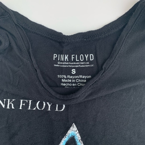 PINK FLOYD PRISM SOFT TANK TOP BLACK - Picture 3 of 3